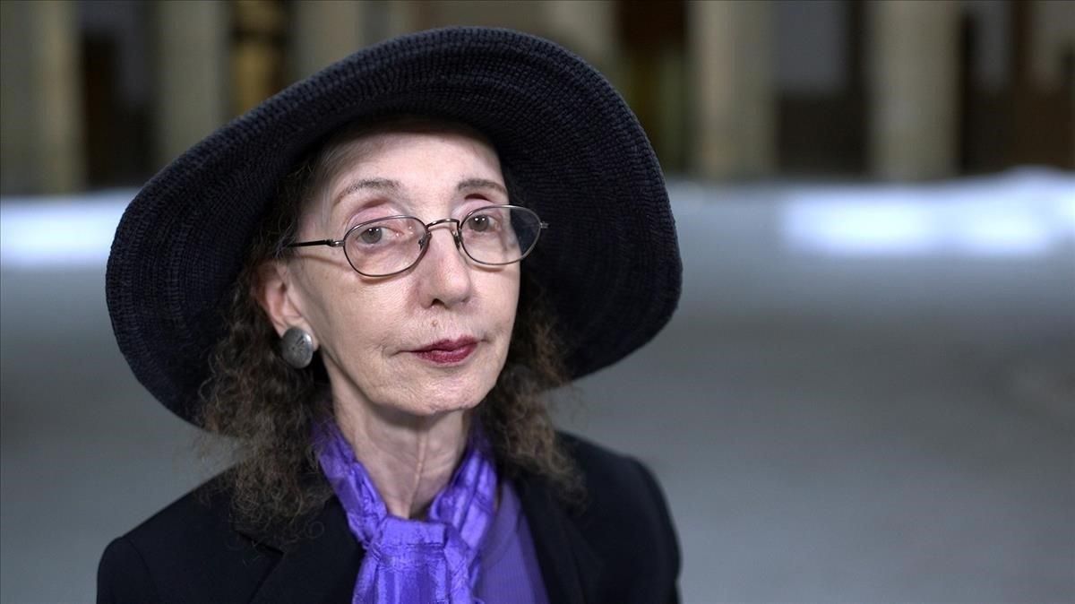 Joyce Carol Oates, en Barcelona en el 2017. Joyce Carol Oates, en Barcelona en el 2017.