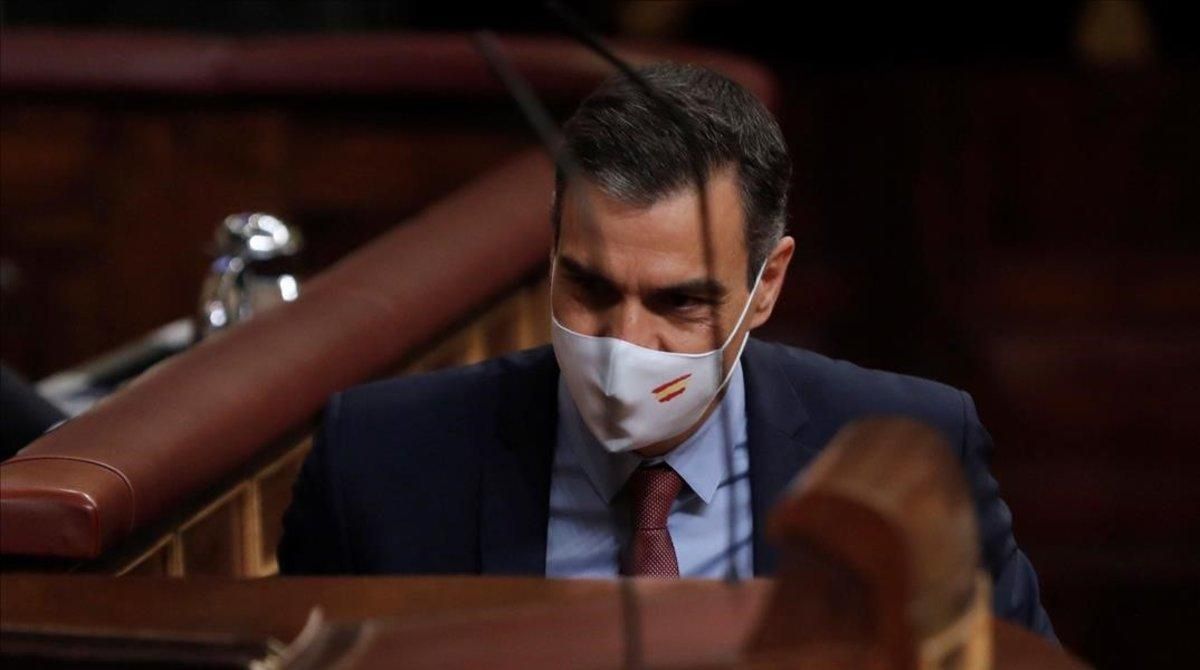 Pedro Sánchez, este miércoles en el Congreso de los Diputados. Pedro Sánchez, este miércoles en el Congreso de los Diputados.