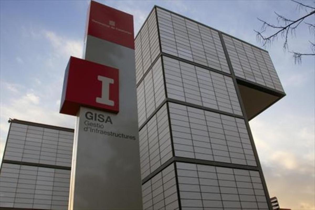 La fachada de la sede de la empresa GISA en Barcelona, en el 2011.