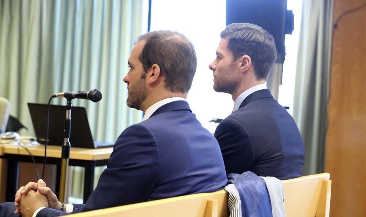 Xavi Alonso, durante el juicio en la Audiencia Provincial de Madrid. Xavi Alonso, durante el juicio en la Audiencia Provincial de Madrid.