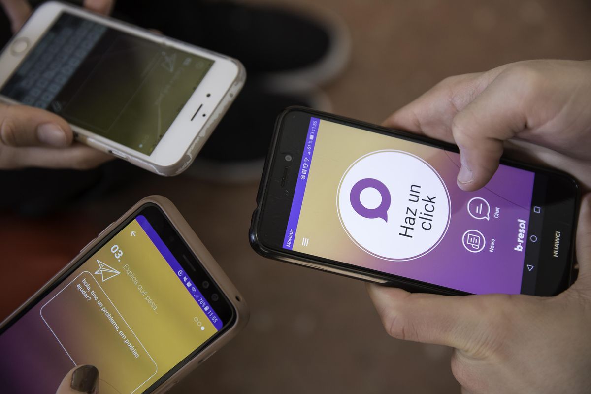 Una de las ’apps’ que les escuelas han desarrollado para denunciar casos de ’bullying’ Una de las ’apps’ que les escuelas han desarrollado para denunciar casos de ’bullying’