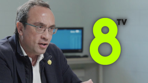 Josep Tull en ’Cel·la 61’, su nuevo programa en 8TV.