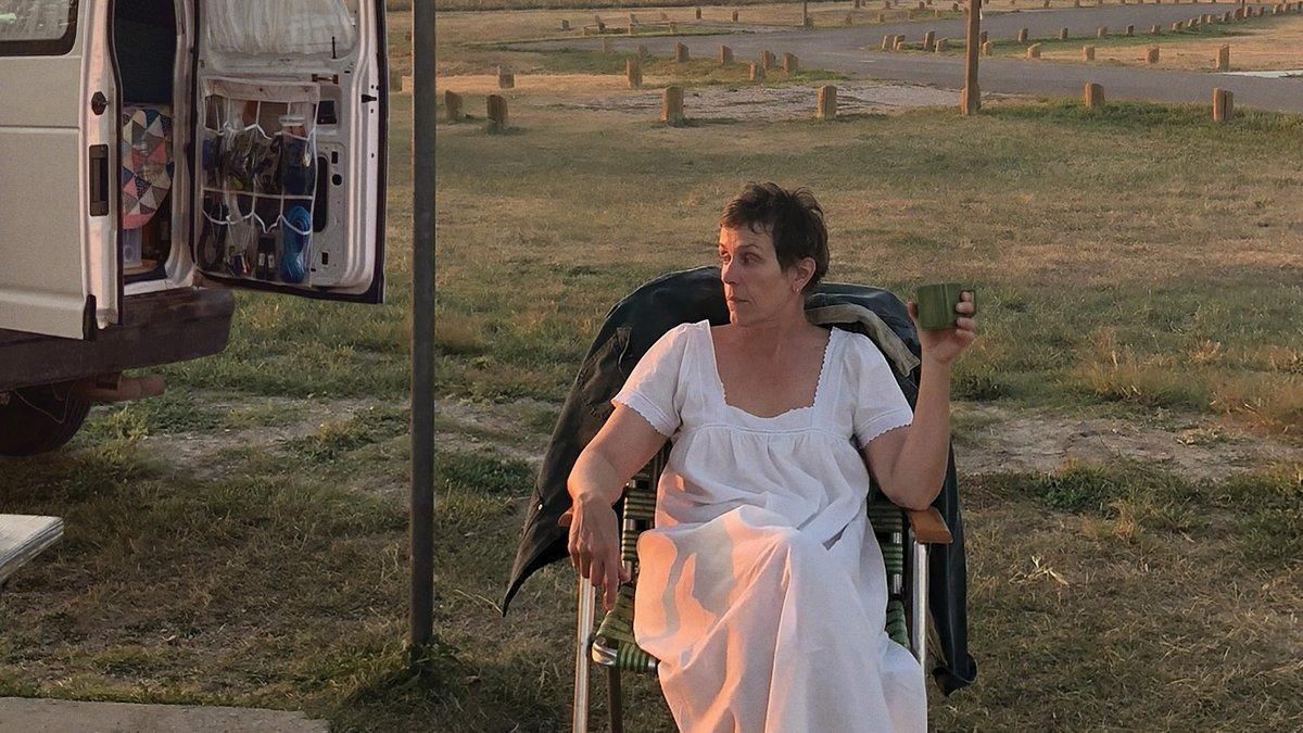 La actriz Frances McDormand en ’Nomadland’. La actriz Frances McDormand en ’Nomadland’.
