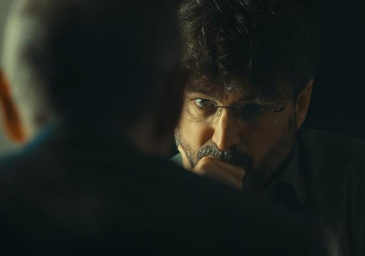 Jordi Évole con Josu Urrutikoetxea en ’No me llame Ternera’ (Netflix). Jordi Évole con Josu Urrutikoetxea en ’No me llame Ternera’ (Netflix).