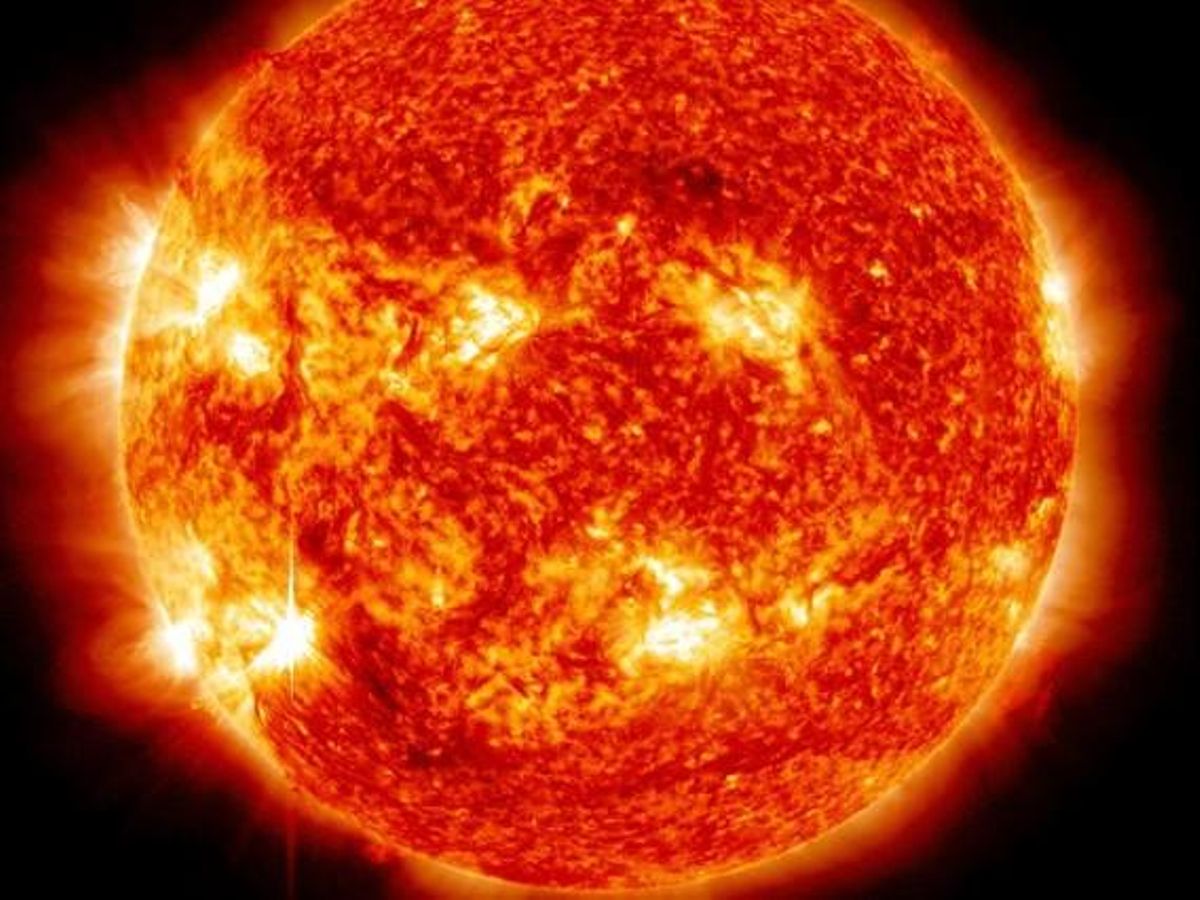 La actividad solar vista desde un telescopio de la NASA. La actividad solar vista desde un telescopio de la NASA.
