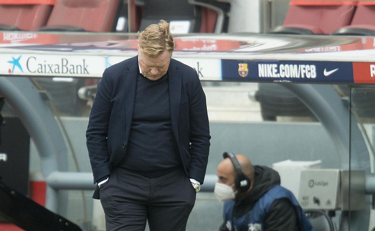 Koeman, preocupado tras el empate del Cádiz en el Camp Nou. Koeman, preocupado tras el empate del Cádiz en el Camp Nou.