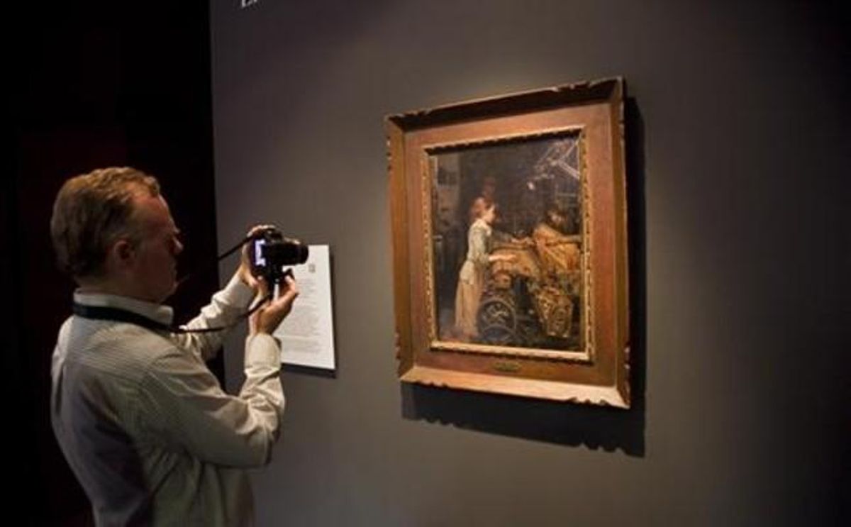’La nena obrera’ , el cuadro de Joan Planella comprado por el Museu d’Història de Catalunya. ’La nena obrera’ , el cuadro de Joan Planella comprado por el Museu d’Història de Catalunya.