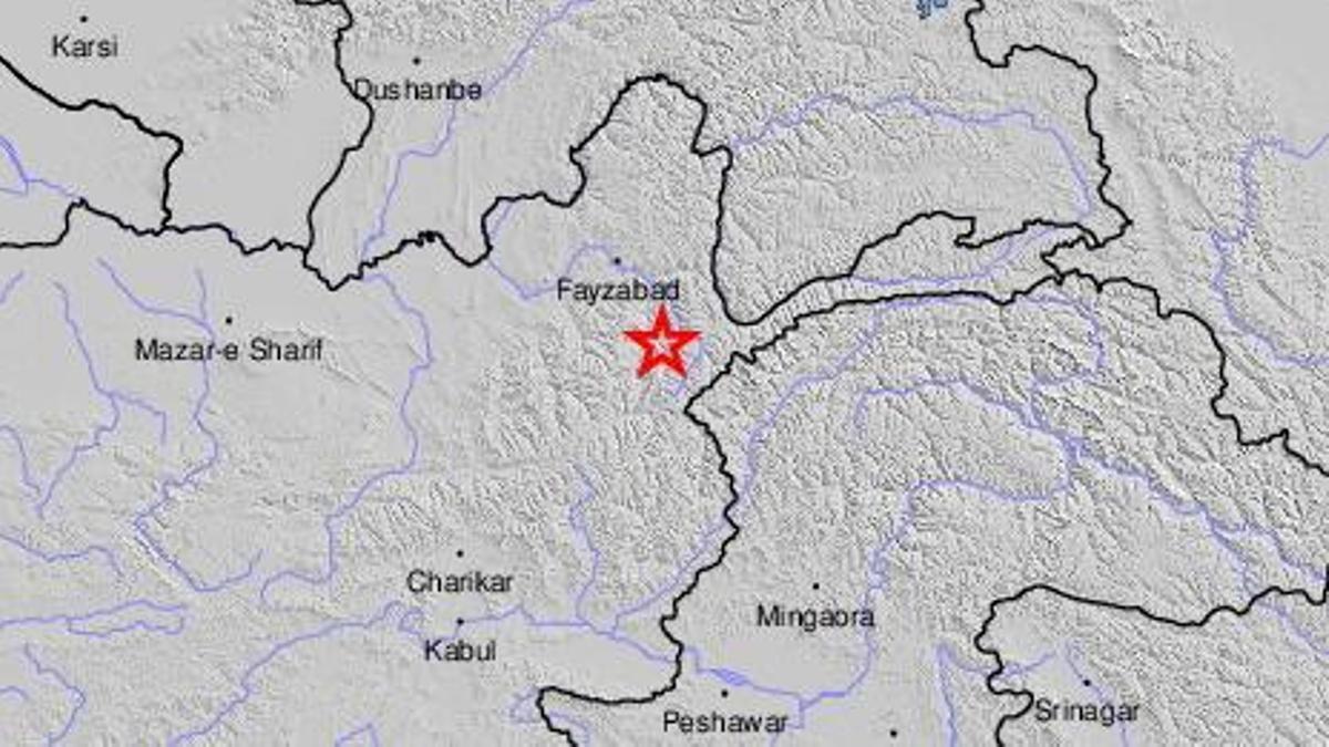 Terremoto de magnitud 6,5 en Afganistán.