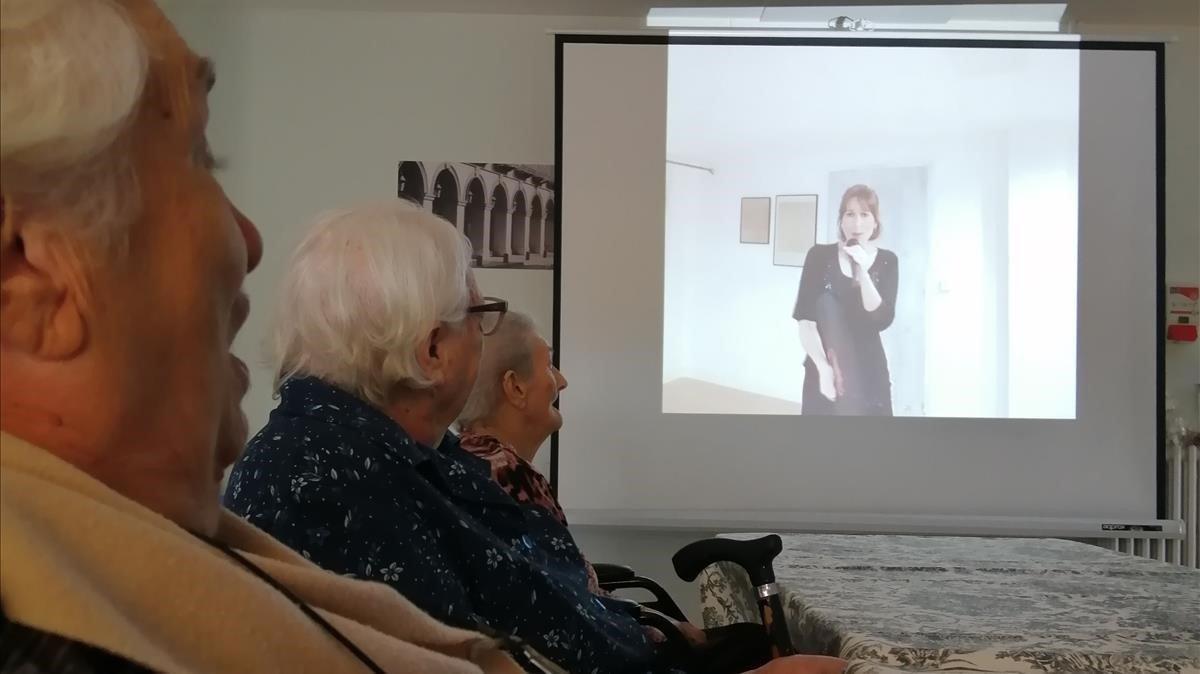 Ancianos de la Residència Zoilo Feliu de La Bisbal d’Empordà Ancianos de la Residència Zoilo Feliu de La Bisbal d’Empordà