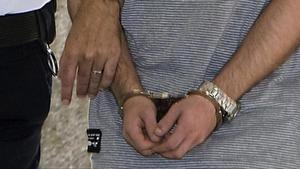 Imagen de archivo de un arrestado. 