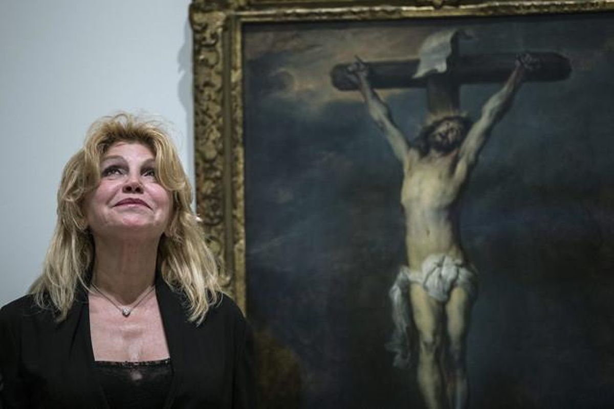 La baronesa Thyssen, durante la inauguración de una exposición en Málaga, el pasado 22 de marzo. La baronesa Thyssen, durante la inauguración de una exposición en Málaga, el pasado 22 de marzo.
