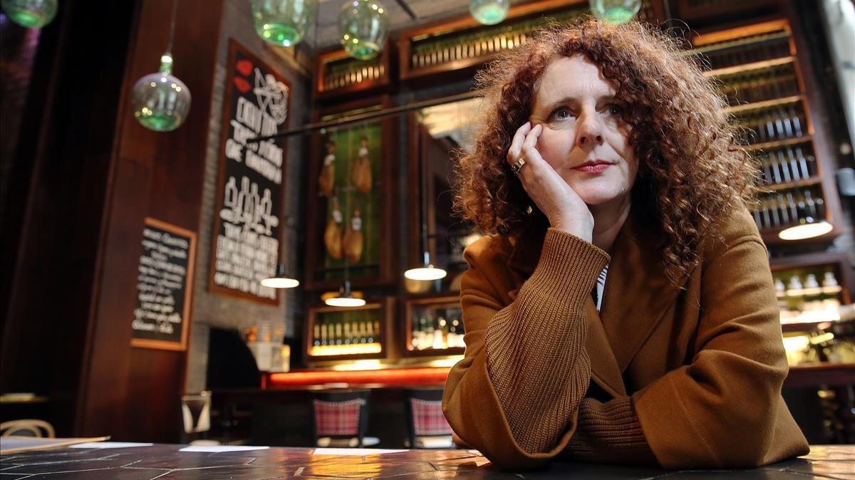 La escritora irlandesa  Maggie O’Farrell, en su visita a Barcelona. 