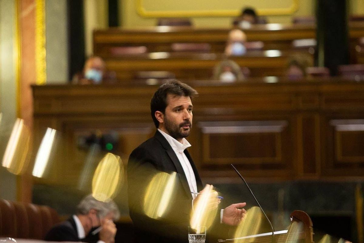 El coportavoz nacional de Podemos, Javier Sánchez Serna, en una fotografía de archivo El coportavoz nacional de Podemos, Javier Sánchez Serna, en una fotografía de archivo