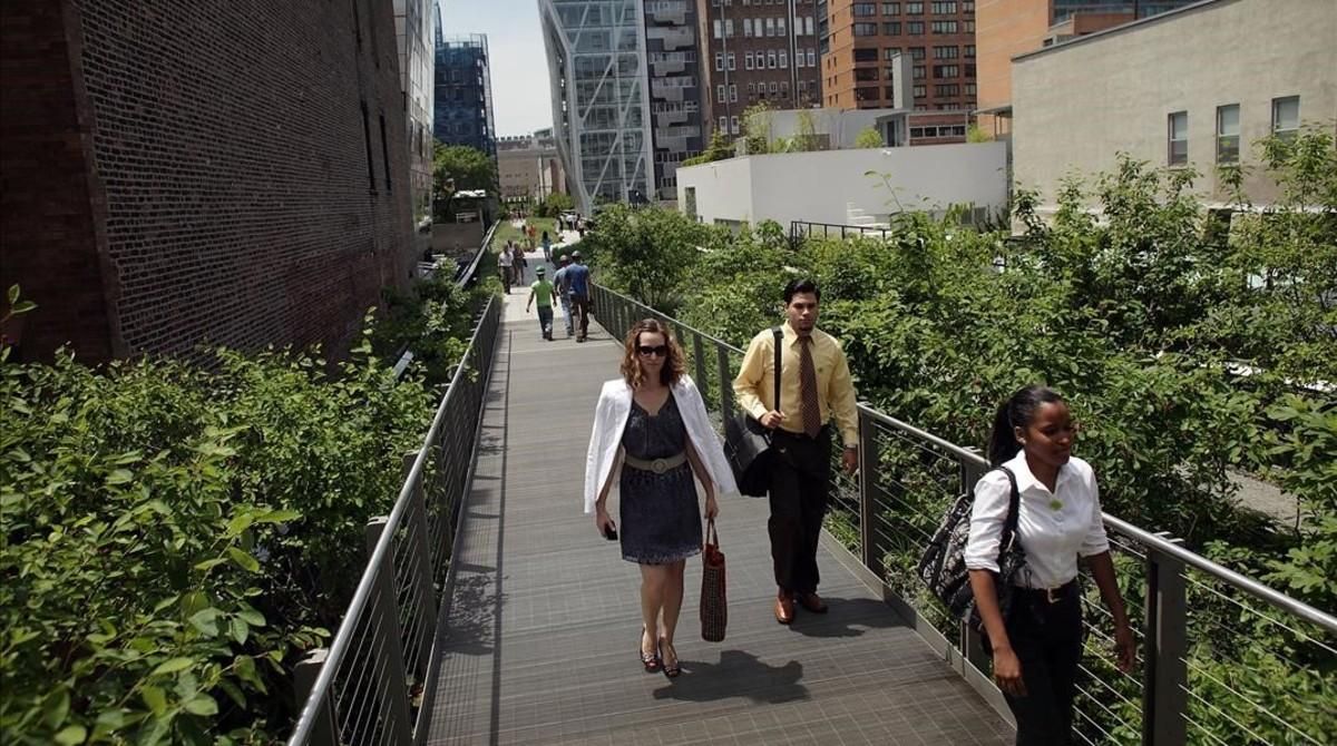 El High Line de Nueva York. El High Line de Nueva York.