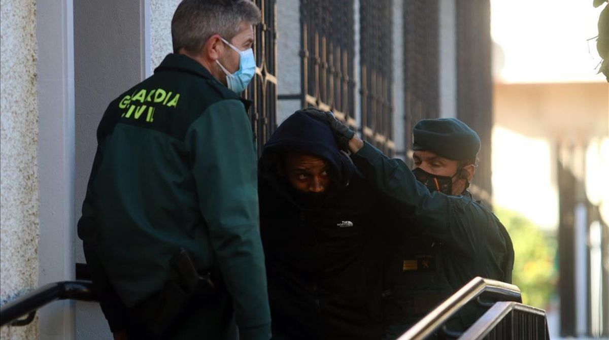 José Arcadio D. N., ’El melillero’, a su llegada a los juzgados de Fuengirola (Málaga). José Arcadio D. N., ’El melillero’, a su llegada a los juzgados de Fuengirola (Málaga).