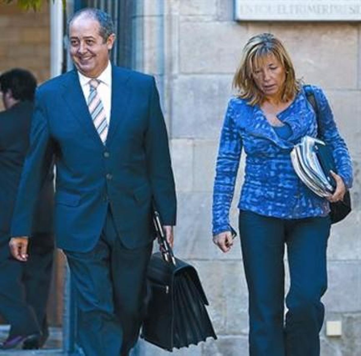 El ’conseller’ y la vicepresidenta, tras una reciente reunión del Govern. El ’conseller’ y la vicepresidenta, tras una reciente reunión del Govern.