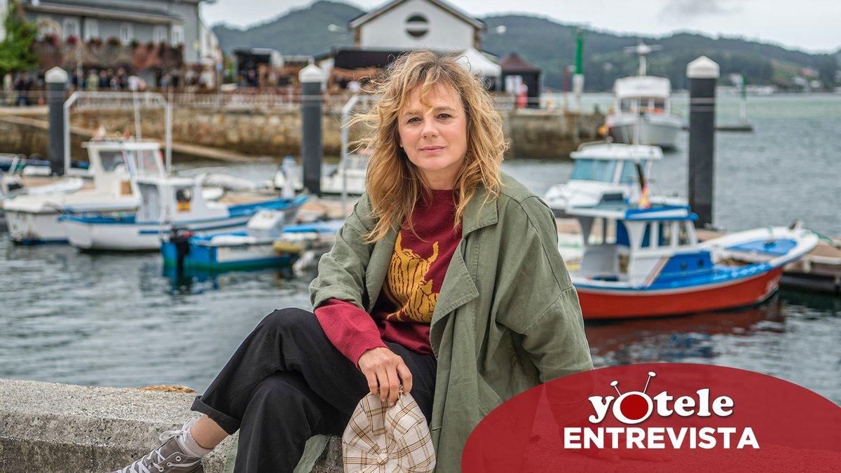 Emma Suárez, protagonista de ’Néboa’, en el puerto de O Barqueiro (A Coruña). Emma Suárez, protagonista de ’Néboa’, en el puerto de O Barqueiro (A Coruña).