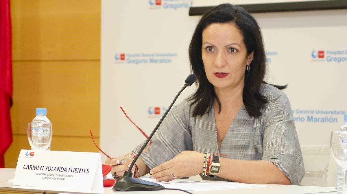 Yolanda Fuentes, en un acto como directora general de Salud Pública de la Comunidad de Madrid. Yolanda Fuentes, en un acto como directora general de Salud Pública de la Comunidad de Madrid.