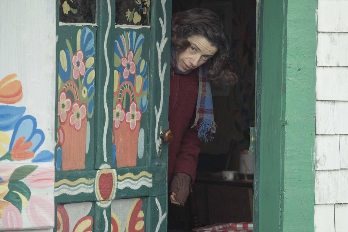 Fotograma de ’Maudie, el color de la vida’, protagonizada por Sally Hawkins. Fotograma de ’Maudie, el color de la vida’, protagonizada por Sally Hawkins.
