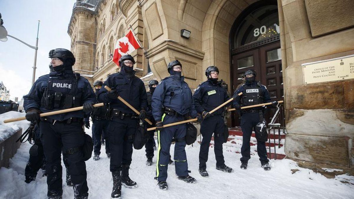 Imagen de archivo de la Policía de Canadá. Imagen de archivo de la Policía de Canadá.
