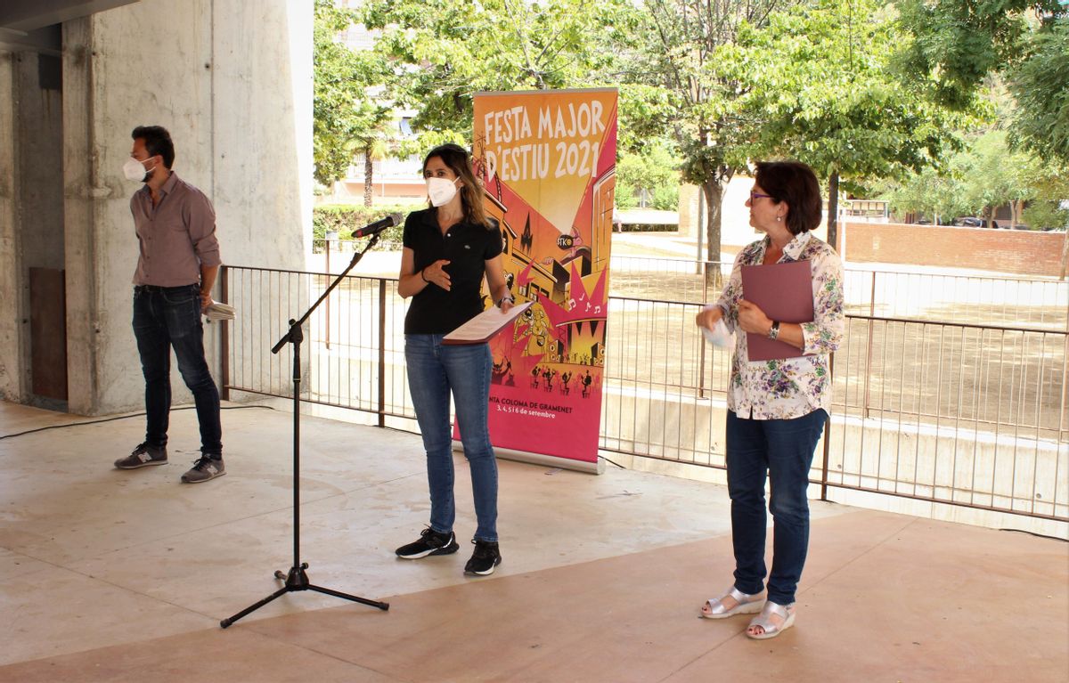 Presentación de la Fiesta Mayor de Verano 2021 de Santa Coloma de Gramenet. Presentación de la Fiesta Mayor de Verano 2021 de Santa Coloma de Gramenet.