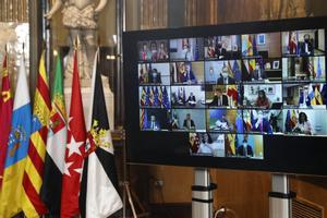 Conferencia de presidentes celebrada de forma virtual a finales del pasado mes de octubre.