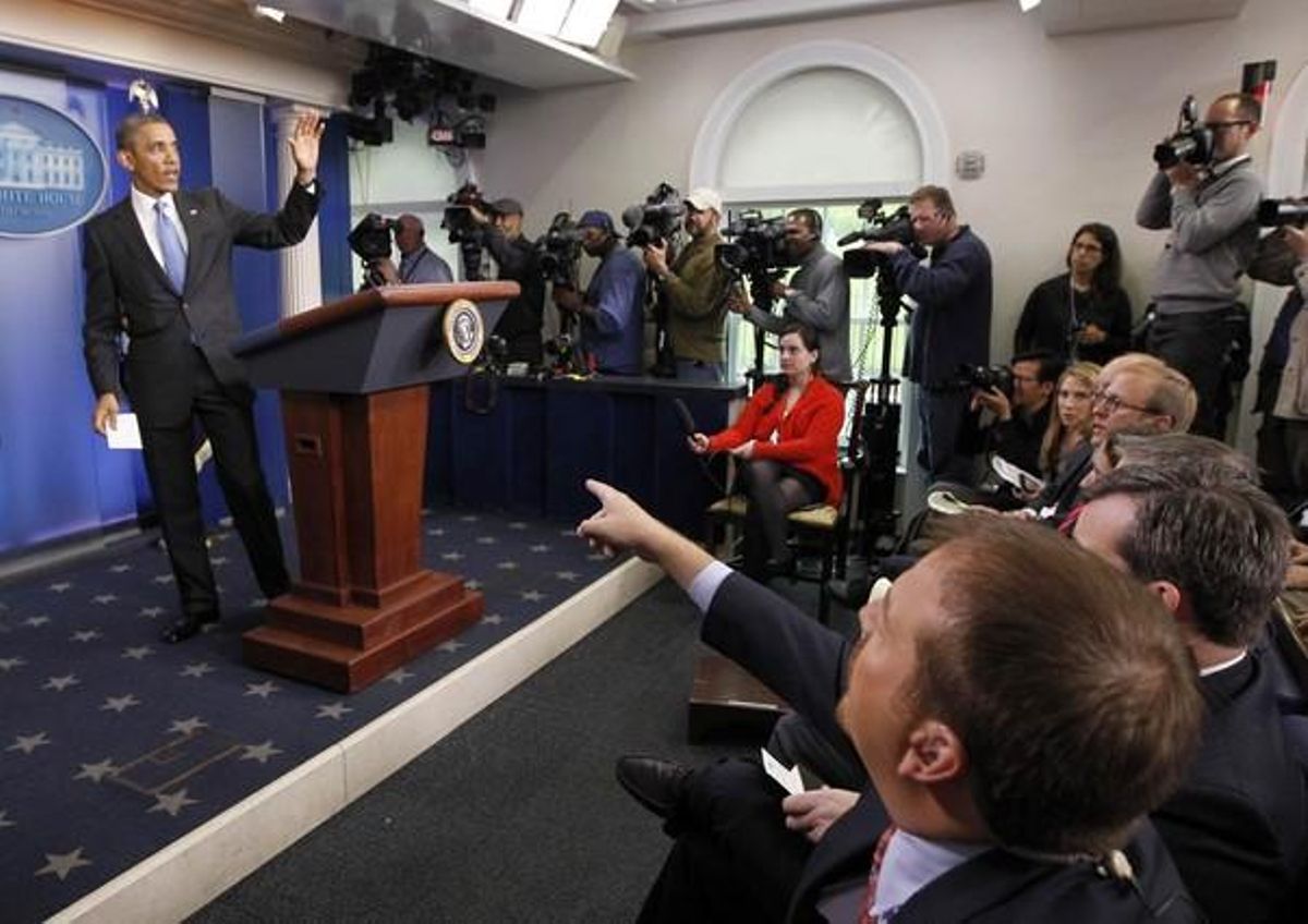 Barack Obama, durante una rueda de prensa en la Casa Blanca, el pasado 30 de abril. Barack Obama, durante una rueda de prensa en la Casa Blanca, el pasado 30 de abril.