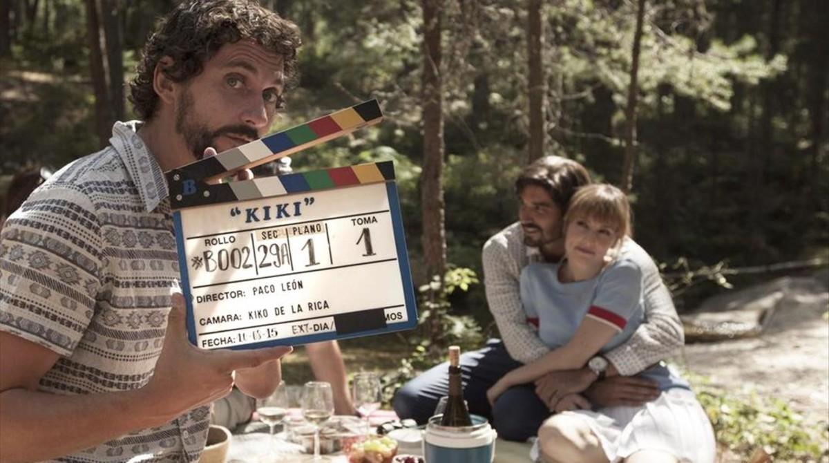 Paco León, en el rodaje de ’Kiki, el amor se hace’, con la que ha pulverizado la taquilla.