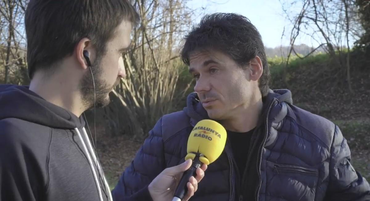 Àlex Crivillé, durante la entrevista con ’El suplement’ de Catalunya Ràdio.