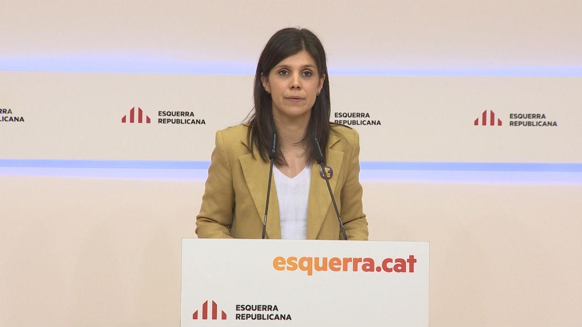 Marta Vilalta, portavoz de ERC.
