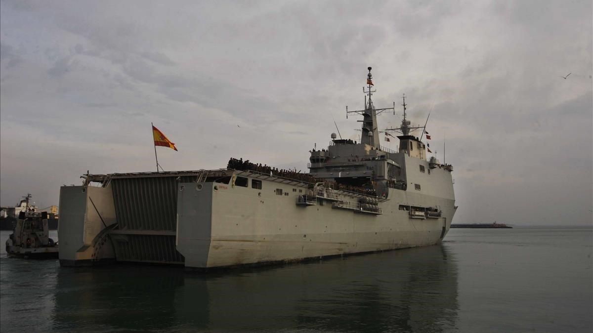 Un vaixell espanyol neutralitza un balener pirata a les costes de Somàlia Un vaixell espanyol neutralitza un balener pirata a les costes de Somàlia