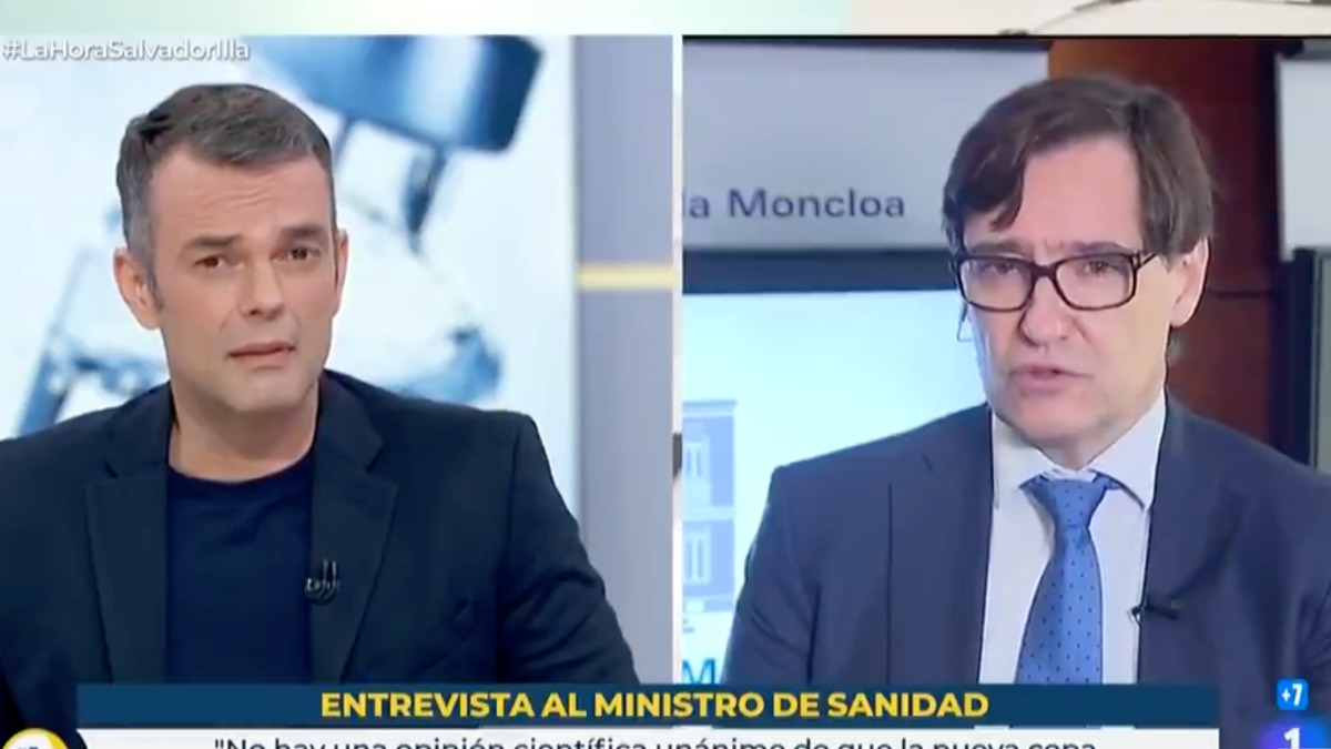 Així va negar Salvador Illa a TVE que seria el candidat del PSC en les eleccions de Catalunya Així va negar Salvador Illa a TVE que seria el candidat del PSC en les eleccions de Catalunya