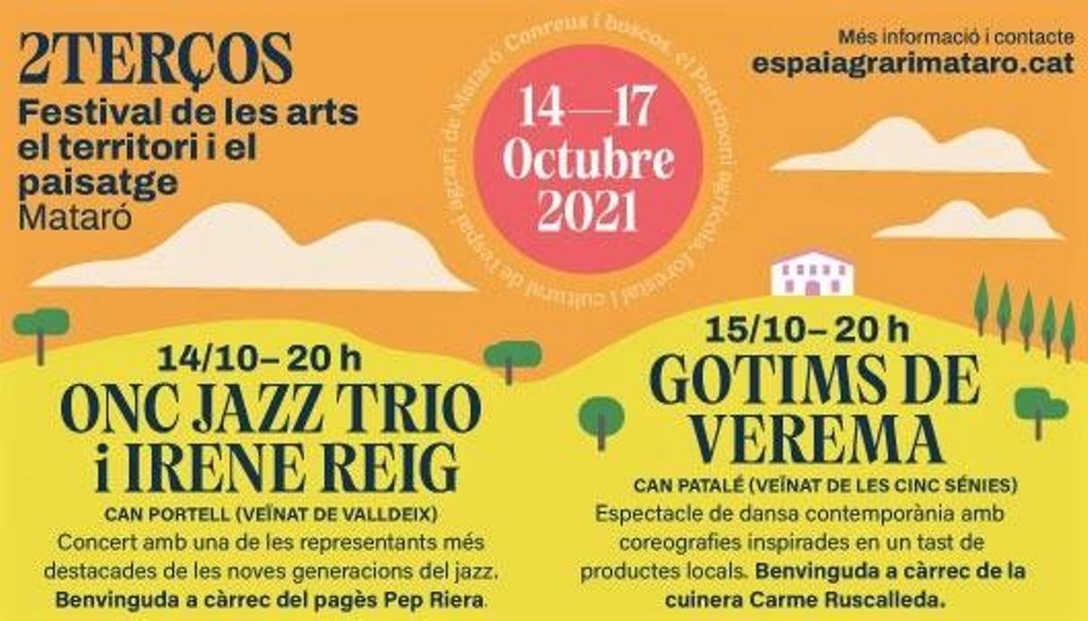 Cartel del Festival 2Terços de Mataró. Cartel del Festival 2Terços de Mataró.