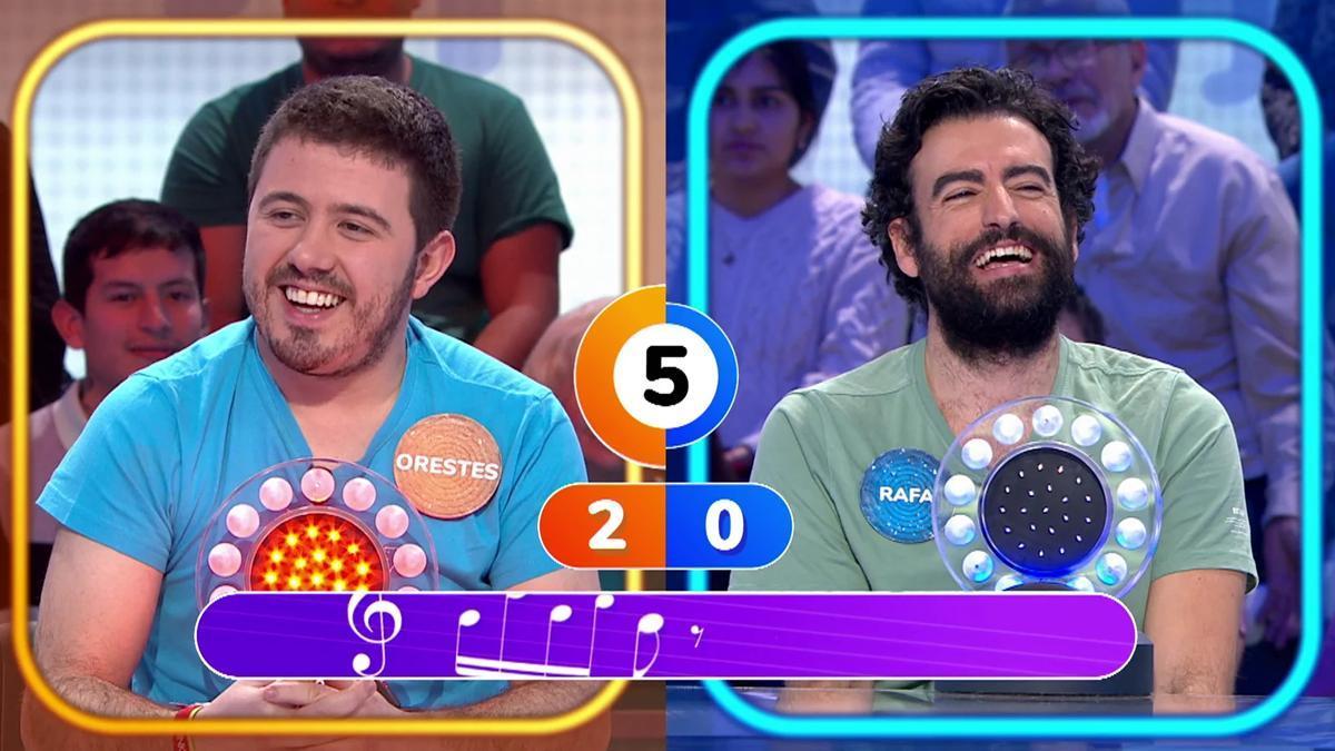 Rafa trolea a Orestes en 'Pasapalabra' Rafa trolea a Orestes en 'Pasapalabra'