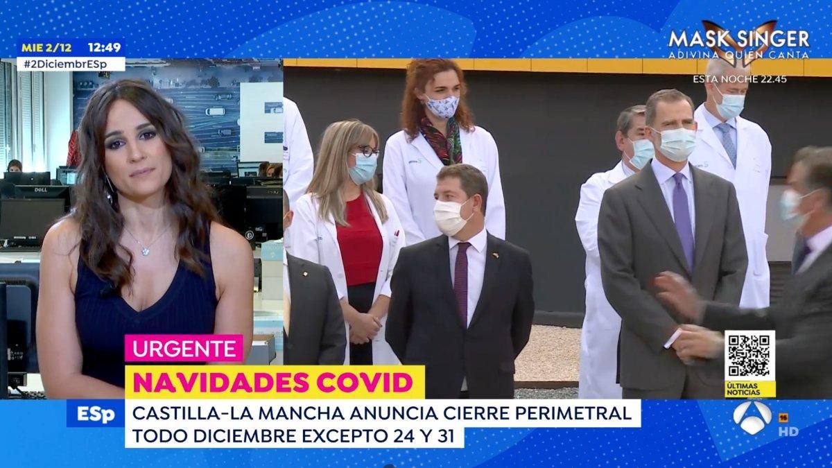 Lorena García en ’Espejo Público’. Lorena García en ’Espejo Público’.