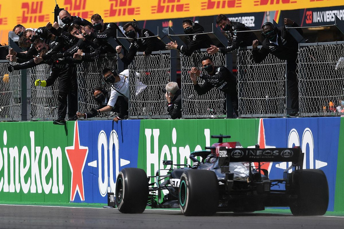 Lewis Hamilton (Mercedes) gana el GP de Portugal en el circuito de Portimao Lewis Hamilton (Mercedes) gana el GP de Portugal en el circuito de Portimao