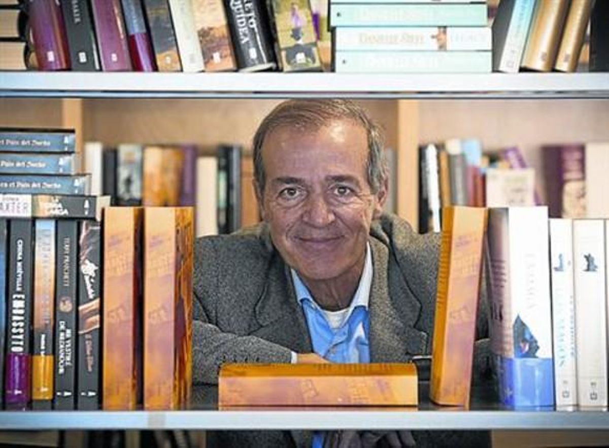 Revelador 8 El escritor italiano el pasado jueves en Barcelona. Revelador 8 El escritor italiano el pasado jueves en Barcelona.