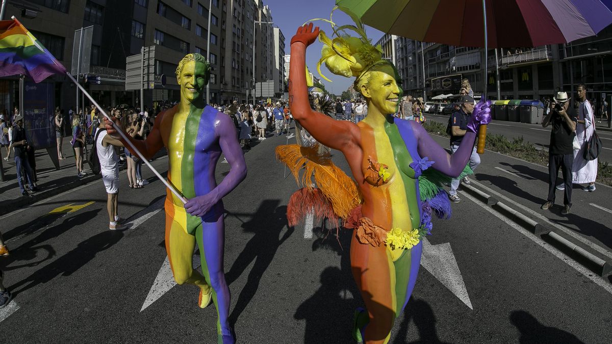 Celebración del Orgullo LGTBI en Barcelona. Celebración del Orgullo LGTBI en Barcelona.
