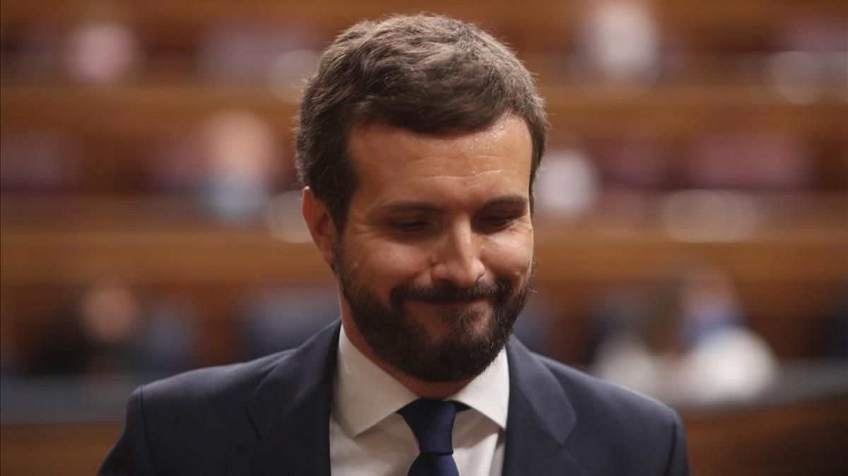 El presidente del PP, Pablo Casado El presidente del PP, Pablo Casado