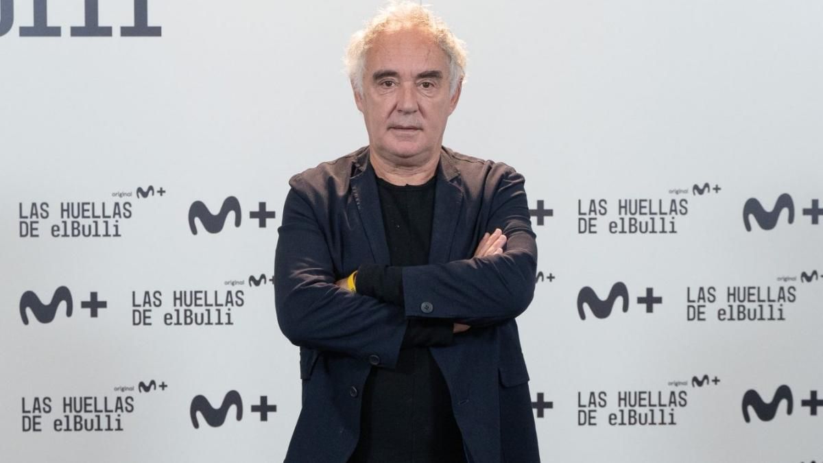 Ferran Adriá en la presentación de ’Las huellas de elBulli’. Ferran Adriá en la presentación de ’Las huellas de elBulli’.