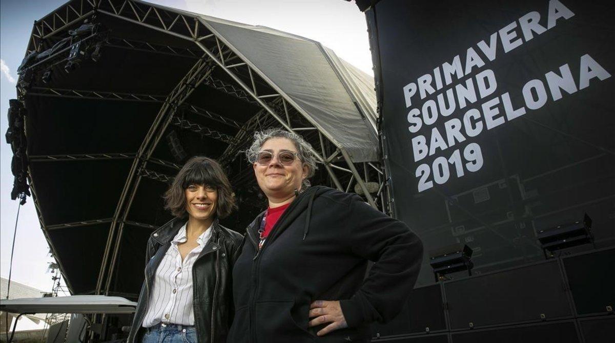 Ainara M. y Charo S.: "Pinchar en el cierre del Primavera Sound es muy bestia"