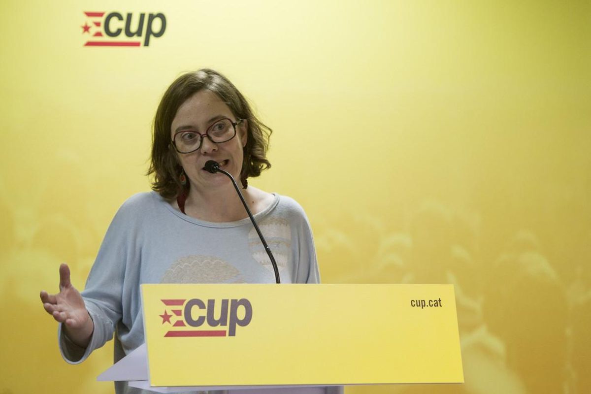 La diputada de la CUP, Eulàlia Reguant, el pasado día 12. La diputada de la CUP, Eulàlia Reguant, el pasado día 12.