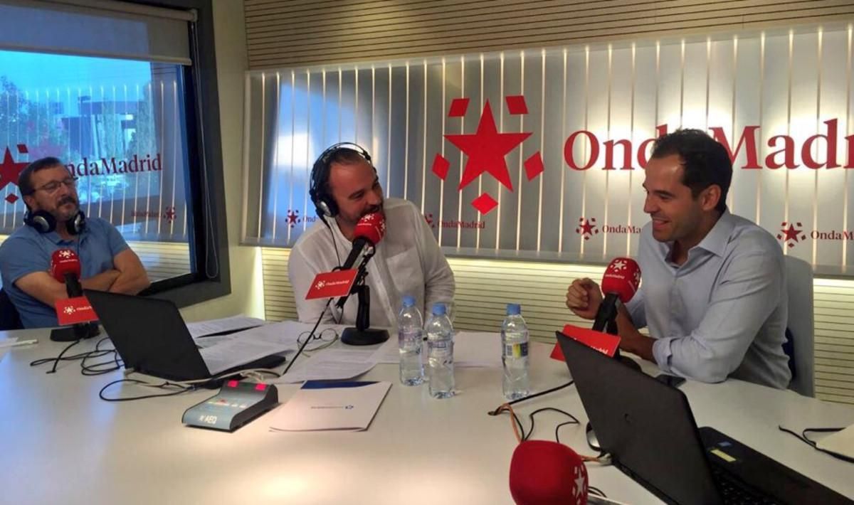Ignacio Aguado en Onda Madrid. Ignacio Aguado en Onda Madrid.