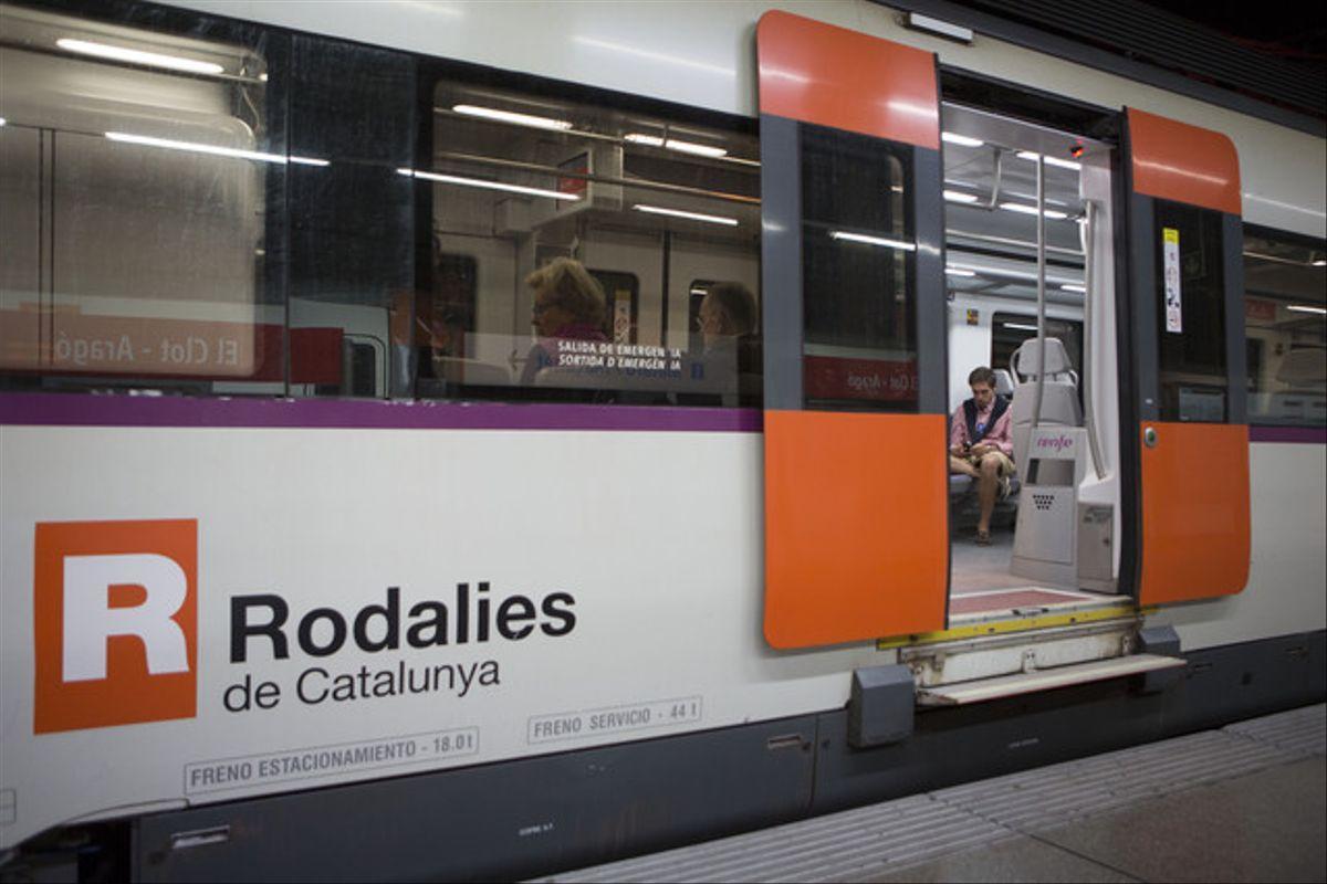 Un tren de Rodalies, en una imagen de archivo