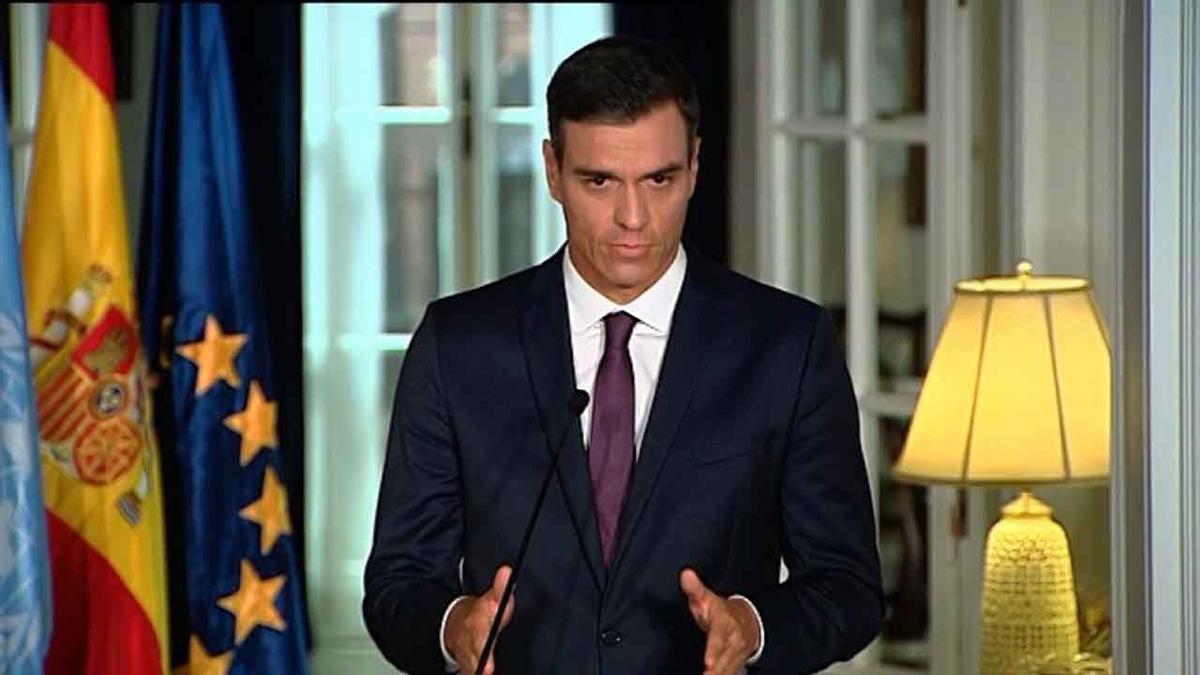 Sánchez dona suport a Delgado: "Aquest govern no accepta xantatges ni amenaces"