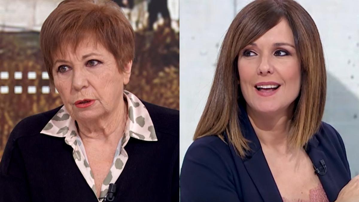La crítica de Celia Villalobos a TVE ante Mónica López: "Esto pega más en otras cadenas"