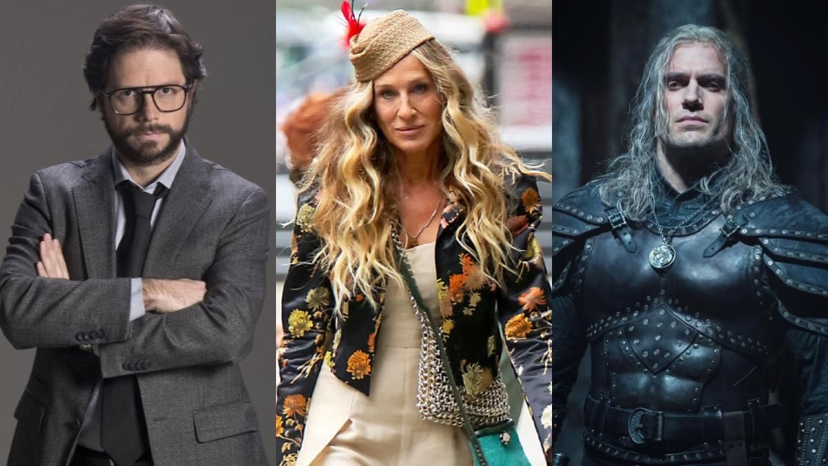 Álvaro Morte (’La casa de papel), Sarah Jessica Parker (’Just like that...’) y Henry Cavill (’The Witcher’). Álvaro Morte (’La casa de papel), Sarah Jessica Parker (’Just like that...’) y Henry Cavill (’The Witcher’).