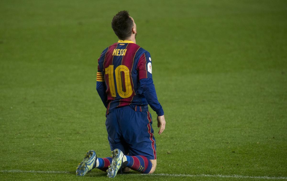 Leo Messi, en la Copa del Rey ante el Sevilla.