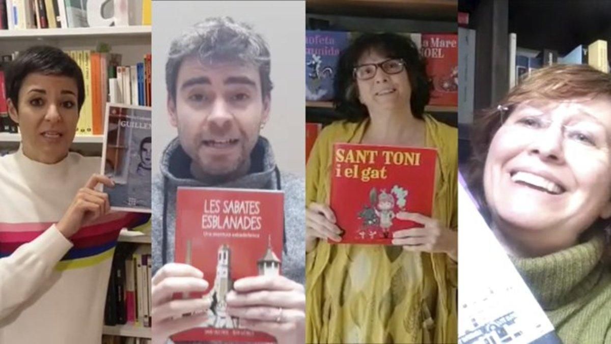 Escriptors de Sabadell llegeixen les seves obres 'online' per celebrar el Sant Jordi des de casa Escriptors de Sabadell llegeixen les seves obres 'online' per celebrar el Sant Jordi des de casa