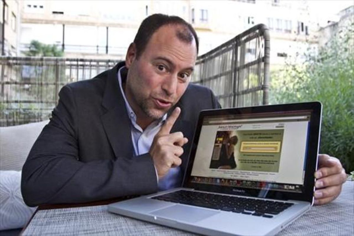 Noel Biderman, el fundador de Ashley Madison, en el 2011 en Barcelona. Noel Biderman, el fundador de Ashley Madison, en el 2011 en Barcelona.